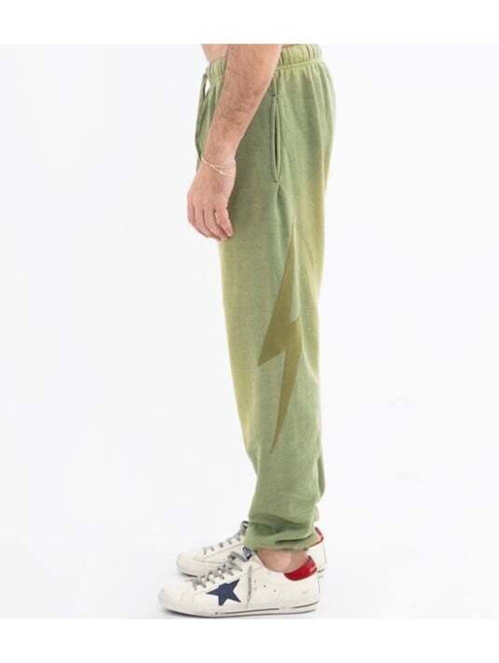Aviator Nation Mens Bolt Stitch Faded Sweatpants size L